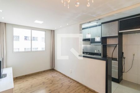 Sala de apartamento à venda com 2 quartos, 48m² em Vila Homero Thon, Santo André