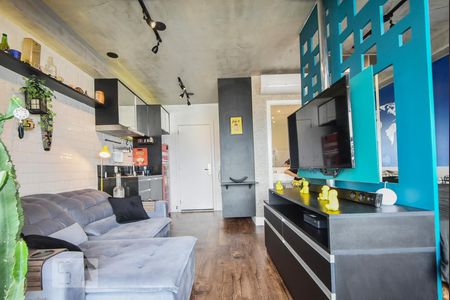 Sala de kitnet/studio para alugar com 1 quarto, 35m² em Brooklin Paulista, São Paulo