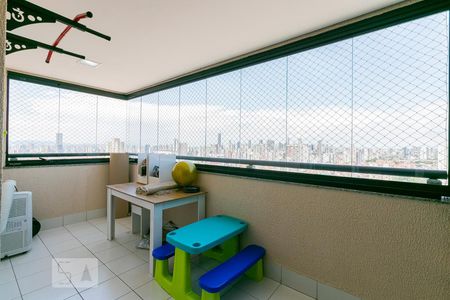 Varanda gourmet de apartamento à venda com 3 quartos, 115m² em Vila Bertioga, São Paulo
