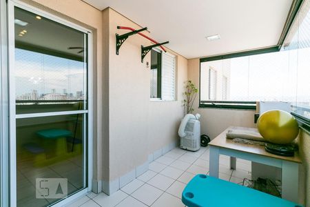 Varanda gourmet de apartamento à venda com 3 quartos, 115m² em Vila Bertioga, São Paulo