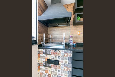 Varanda gourmet - Churrasqueira de apartamento à venda com 3 quartos, 115m² em Vila Bertioga, São Paulo