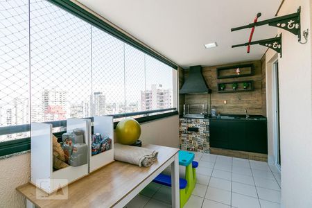Varanda gourmet de apartamento à venda com 3 quartos, 115m² em Vila Bertioga, São Paulo