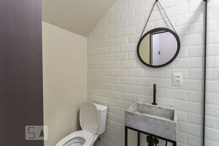 Banheiro Social de apartamento para alugar com 1 quarto, 35m² em Santo Agostinho, Belo Horizonte