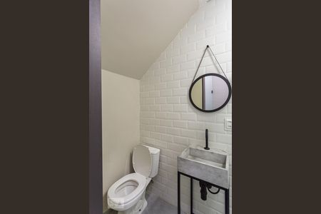 Banheiro Social de apartamento para alugar com 1 quarto, 35m² em Santo Agostinho, Belo Horizonte