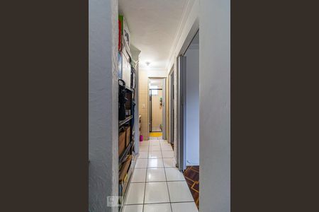 Corredor - Dormitorios de apartamento à venda com 2 quartos, 55m² em Jardim Alvorada, Santo André