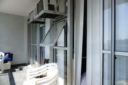Varanda da Sala de apartamento à venda com 3 quartos, 105m² em Barra da Tijuca, Rio de Janeiro