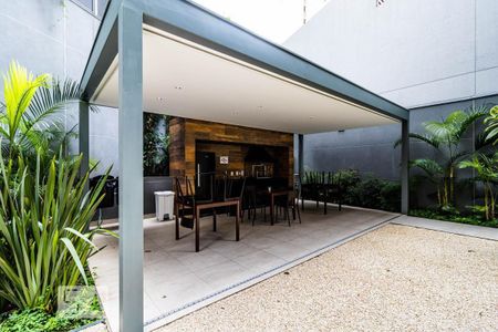 Studio para alugar com 25m², 1 quarto e sem vaga Studio para alugar com 25m², 1 quarto e sem vagaÁrea comum - Churrasqueira