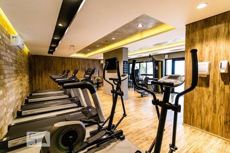 Studio para alugar com 25m², 1 quarto e sem vaga Studio para alugar com 25m², 1 quarto e sem vagaÁrea comum - Academia