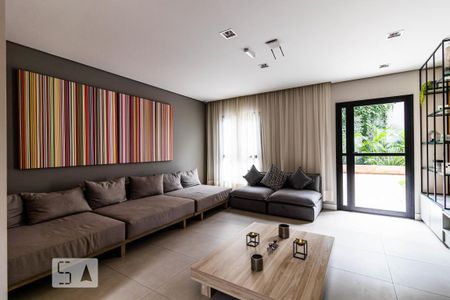 Studio para alugar com 25m², 1 quarto e sem vaga Studio para alugar com 25m², 1 quarto e sem vagaÁrea comum - Sala de TV