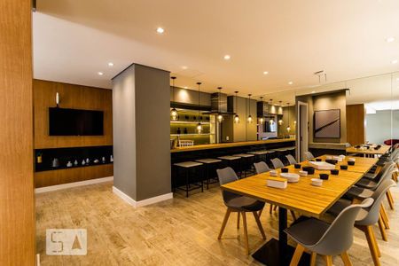 Studio para alugar com 25m², 1 quarto e sem vaga Studio para alugar com 25m², 1 quarto e sem vagaÁrea comum - Salão de festas