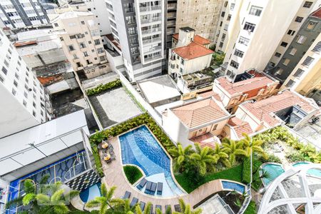 Varanda - Vista de apartamento à venda com 2 quartos, 65m² em Santa Efigênia, São Paulo