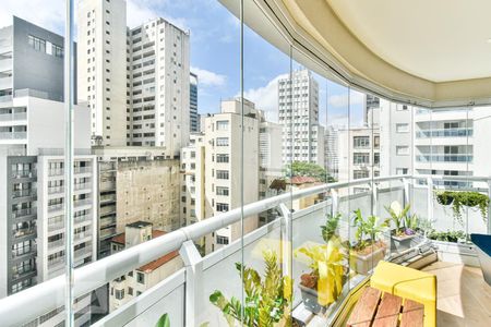 Varanda - Vista de apartamento para alugar com 2 quartos, 65m² em Santa Efigênia, São Paulo