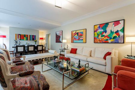 Sala de apartamento à venda com 3 quartos, 180m² em Jardim Paulista, São Paulo