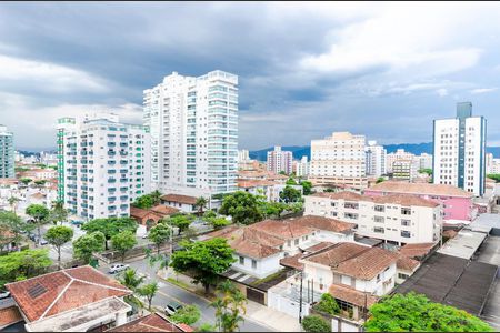 Vista de apartamento para alugar com 2 quartos, 93m² em Aparecida, Santos