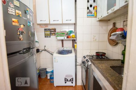 Cozinha de apartamento à venda com 1 quarto, 37m² em Copacabana, Rio de Janeiro