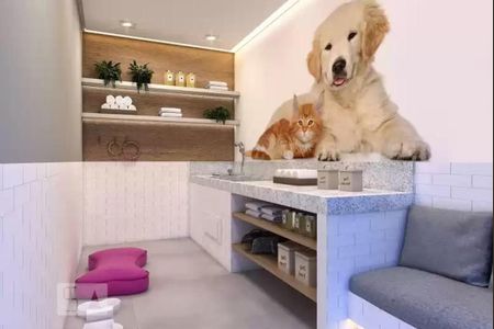 Studio à venda com 29m², 1 quarto e sem vagaPet Care (3D)
