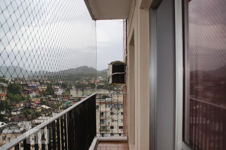 Varanda de apartamento à venda com 2 quartos, 64m² em Pechincha, Rio de Janeiro