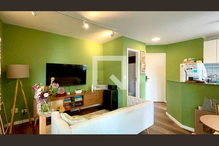 Sala de apartamento à venda com 1 quarto, 56m² em Pinheiros, São Paulo