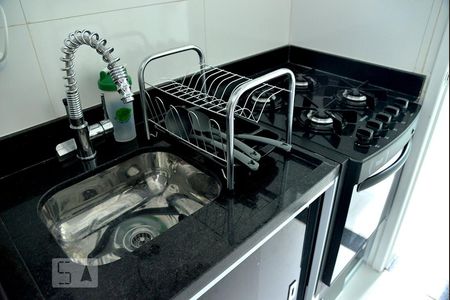 Studio para alugar com 15m², 1 quarto e sem vaga Studio para alugar com 15m², 1 quarto e sem vagaCozinha - Pia