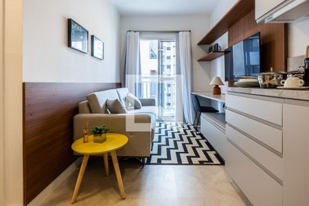 Sala de apartamento para alugar com 1 quarto, 31m² em Pinheiros, São Paulo