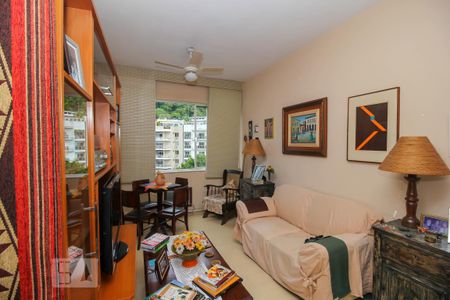 Sala de apartamento à venda com 2 quartos, 76m² em Humaitá, Rio de Janeiro
