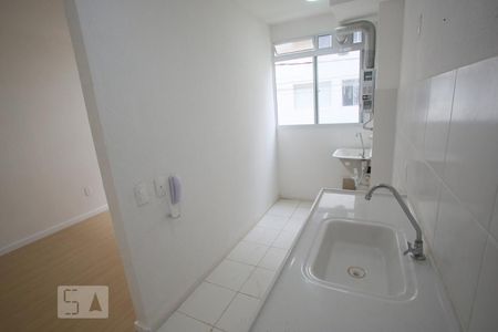 Cozinha de apartamento à venda com 2 quartos, 43m² em Pechincha, Rio de Janeiro
