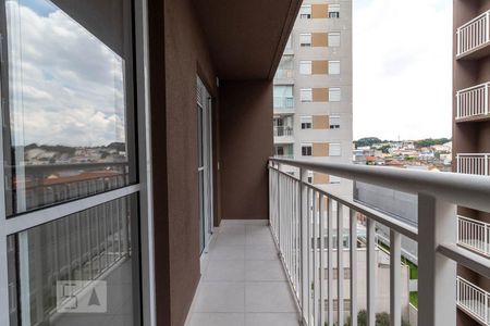 Varanda da Suíte e da Sala de apartamento à venda com 1 quarto, 29m² em Casa Verde, São Paulo