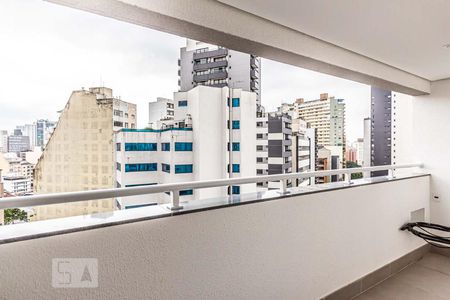 Varanda de apartamento para alugar com 1 quarto, 31m² em Bela Vista, São Paulo