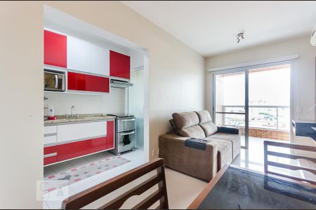 Sala de apartamento para alugar com 1 quarto, 49m² em Macuco, Santos