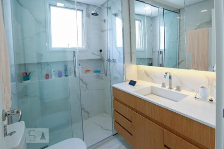 Apartamento à venda com 134m², 3 quartos e 3 vagasBanheiro da Suíte 3 