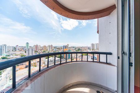 Varanda da Sala de apartamento para alugar com 3 quartos, 95m² em Vila São Pedro, Santo André