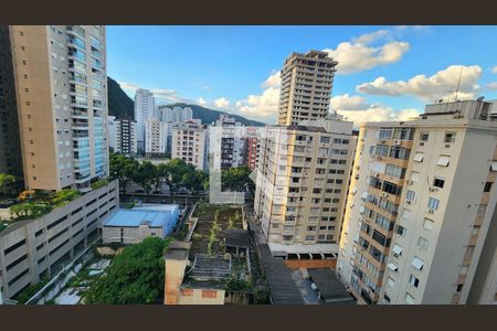 Vista da Sala de apartamento para alugar com 1 quarto, 35m² em José Menino, Santos