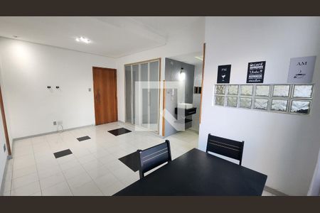 Sala de apartamento para alugar com 1 quarto, 35m² em José Menino, Santos