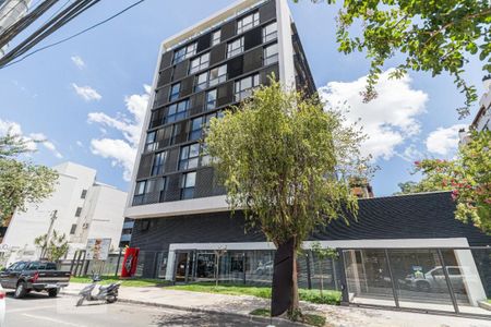 Apartamento à venda com 41m², 1 quarto e 2 vagasFachada do Prédio