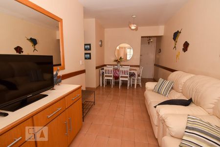 Sala de apartamento para alugar com 2 quartos, 65m² em Balneário Cidade Atlântica, Guarujá