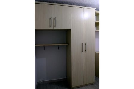 Quarto 1 - Armários de apartamento para alugar com 2 quartos, 42m² em Jardim São José, Campinas
