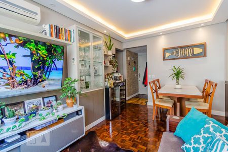 Sala de apartamento à venda com 2 quartos, 60m² em Menino Deus, Porto Alegre