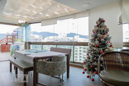 Varanda gourmet de apartamento à venda com 3 quartos, 189m² em Recreio dos Bandeirantes, Rio de Janeiro