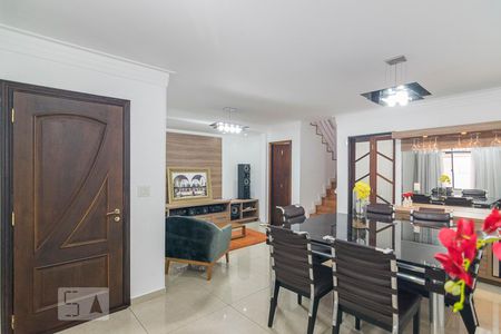 Sala de casa de condomínio à venda com 4 quartos, 260m² em Parque Erasmo Assunção, Santo André