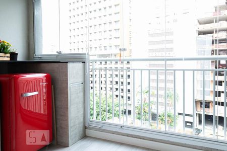 Varanda de kitnet/studio à venda com 1 quarto, 42m² em Centro, São Paulo