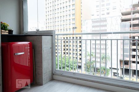 Varanda de kitnet/studio à venda com 1 quarto, 42m² em Centro, São Paulo