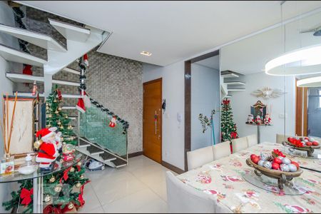 Sala de apartamento à venda com 3 quartos, 110m² em Cinquentenario, Belo Horizonte