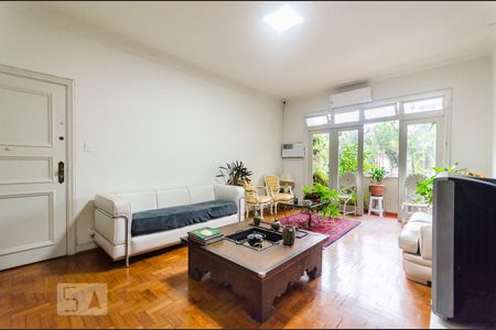 Sala de apartamento para alugar com 4 quartos, 153m² em Boqueirão, Santos