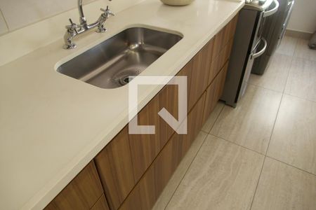 Apartamento à venda com 74m², 2 quartos e 1 vagaCozinha americana 