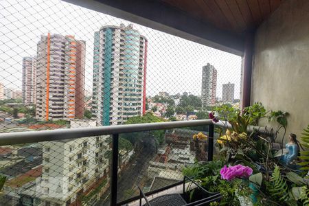 Varanda da Sala de apartamento à venda com 3 quartos, 323m² em Campestre, Santo André