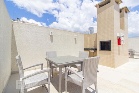 Área comum - Churrasqueira de kitnet/studio para alugar com 1 quarto, 34m² em Centro, Curitiba