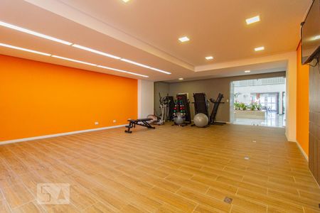 Área comum - Academia de kitnet/studio para alugar com 1 quarto, 34m² em Centro, Curitiba