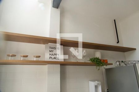 Apartamento à venda com 61m², 1 quarto e sem vagaCozinha americana 