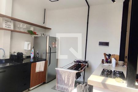 Apartamento à venda com 61m², 1 quarto e sem vagaCozinha americana 