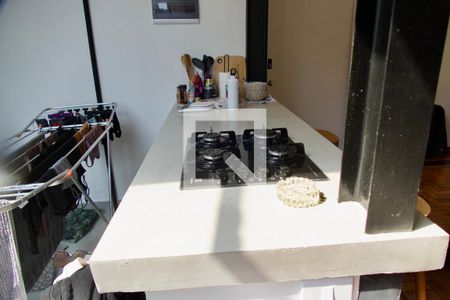 Apartamento à venda com 61m², 1 quarto e sem vagaCozinha americana 